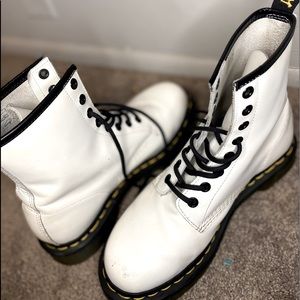 white Dr martens